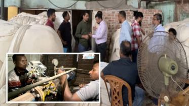 ফতুল্লায় চুম্বক লাগিয়ে অভিনব কায়দায় গ্যাস চুরি, সংযোগ বিচ্ছিন্ন