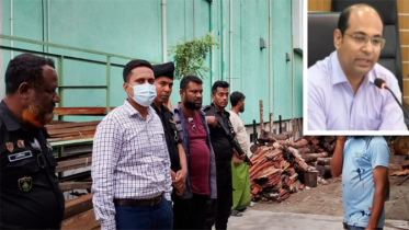 শিবু মার্কেট এলাকায় জনদুর্ভোগ সৃষ্টি, গাজী টিম্বার কে জরিমানা