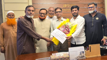 জেলা পরিষদ প্রশাসককে দক্ষিণ সস্তাপুর পঞ্চায়েত কমিটির শুভেচ্ছা : জলাবদ্ধতা নিরসনে আশ্বাস