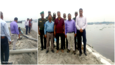 ধলেশ্বরী নদী দখল ও ভরাটের চেষ্টা ড্রেজারের পাইপ ভাঙ্গলো বিআইডব্লিউটিএ
