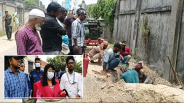 বন্দরে অবৈধ গ্যাস সংযোগ উচ্ছেদে জেলা প্রশাসনের অভিযান