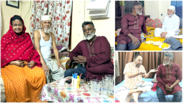 প্রবীন অসুস্থ রাজনৈতিক নেতৃবৃন্দের সাথে খোরশেদের শুভেচ্ছা বিনিময়