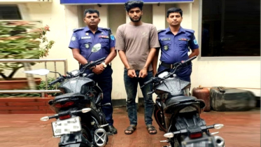 রূপগঞ্জে ছিনতাইকারী গ্রেপ্তার, দুটি মোটরসাইকেল জব্দ