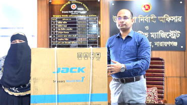 অসচ্ছল সেলিনাকে স্বাবলম্বী করতে সদর উপজেলা প্রশাসনের মানবিক উদ্যোগ