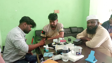 মুছাপুরে মেম্বার পদপ্রার্থী হাজ্বী স্বপনের উদ্যোগে ফ্রি মেডিকেল ক্যাম্প ‎