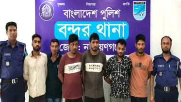 বন্দরে চোরাইকৃত অটোগাড়িসহ ৫ চোর গ্রেপ্তার