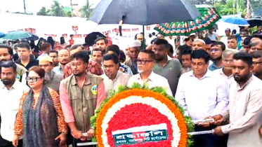 সাখাওয়াতের নেতৃত্বে জুলাই স্মৃতিস্তম্ভে নাসিকের শ্রদ্ধা