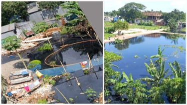 দখল-দূষণে বন্দরের আতুরাখাল, পানিবন্দী শতাধিক পরিবার : বাড়ছে জনদুর্ভোগ