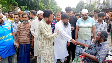 কাঁচপুরে জামায়াত মনোনীত চেয়ারম্যান প্রার্থীর গণসংযোগ