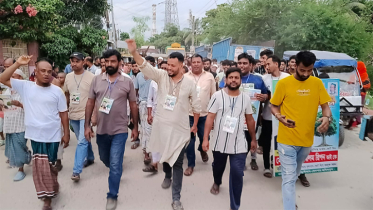 উৎসবমুখর পরিবেশে জাহাঙ্গীর আলম রিপনের গণসংযোগ