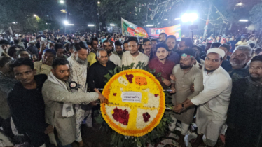 সজল- সাহেদের নেতৃত্বে ভাষা শহীদদের প্রতি মহানগর যুবদলের শ্রদ্ধা