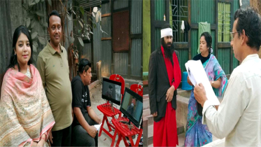 বন্দরে টেলিভিশনের জন্য ‘তাবিজের বউ’ নাটকের চিত্রগ্রহণ শুরু