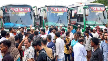 বাস আটকে বিএনপি নেতার ৫ লাখ টাকা চাঁদা দাবি, প্রতিবাদে ধর্মঘট