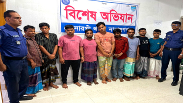সোনারগাঁয়ে শপিং মলে চুরির ঘটনায় চোর চক্রের ৯ সদস্য গ্রেপ্তার