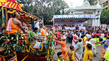ধর্মীয় ভাবগাম্ভীর্যের মধ্য দিয়ে নানা আয়োজনে শ্রীশ্রী জগন্নাথ দেবের রথযাত্রা পালিত