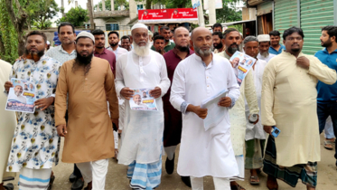 সোনারগাঁয়ে গণসংযোগের মধ্য দিয়ে যুবদল নেতার চেয়ারম্যান প্রার্থী ঘো