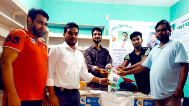 প্রান্তিক চাষী হিসাবে সরকারি উপকরন পেলের সাংবাদিক ইমরান মৃধা
