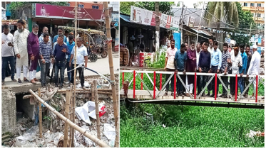 ১নং ওয়ার্ডে কংস নদী খননের উদ্যোগ গ্রহণ, পরিদর্শনে নাসিক কর্মকর্তা