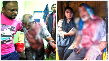 ছেলে হত্যার মামলা করায় পিতাকে লক্ষ্য করে গুলি, কুপিয়ে জখম