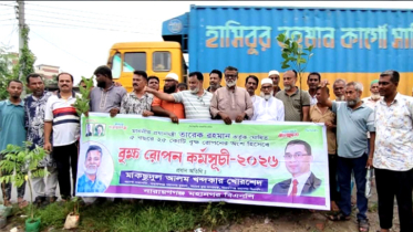 খোরশেদের নেতৃত্বে সাবেক যুবদল নেতাকর্মীদের  বৃক্ষ রোপন কর্মসূচি