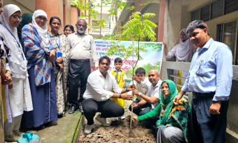 ‘ওয়ান চাইল্ড, ওয়ান ট্রি’ কর্মসূচির অংশ হিসেবে বিবি মরিয়ম গার্লস স্কুলে বৃক্ষরোপণ