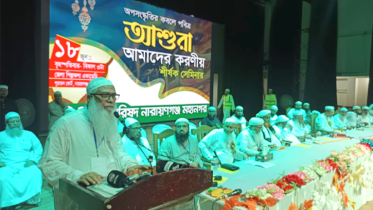অপসংস্কৃতির কবলে পবিত্র আশুরা আমাদের করণীয় শীর্ষক আলোচনা সভা