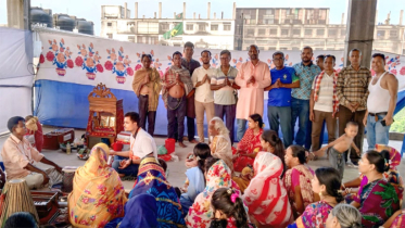 ফতুল্লায় ধর্মীয় ভাবগাম্ভীর্যে বৈষ্ণব সেবা ও গীতা পাঠ অনুষ্ঠিত