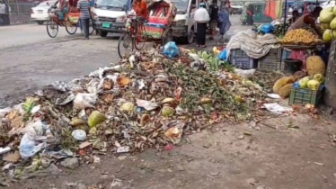 রূপগঞ্জে ২ সপ্তাহ ধরে পৌর বর্জ্য অপসারণ বন্ধ : দুর্গন্ধে দুর্ভোগ