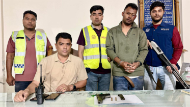 সোনারগাঁয়ে পিস্তল-গুলিসহ যুবক আটক