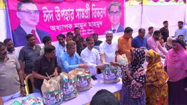 অসহায় ও দুস্থ মানুষের মাঝে মামুন মাহমুদের ঈদ উপহার বিতরণ