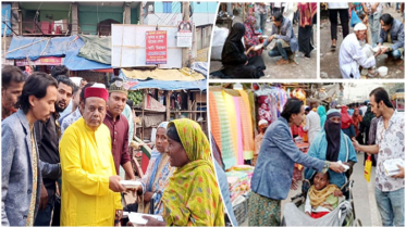 সিদ্ধিরগঞ্জে এমপি মান্নানের নির্দেশে পথচারী ও ছিন্নমূল মানুষের মা