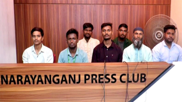 পশুর হাটের অনুমতি না পাওয়ায় জুলাই যোদ্ধাদের সংবাদ সম্মেলন