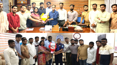 পুলিশ সুপার ও প্রশাসকের সঙ্গে আমরা জুলাই যোদ্ধা সংগঠনের নেতৃবৃন্দ
