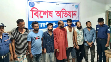 সোনারগাঁয়ে সড়ক সংস্কারের সুযোগে ডাকাতি, চক্রের ৭ সদস্য গ্রেপ্তার