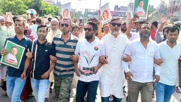 দুলাল মিয়া ও আক্তার মৃধার নেতৃত্বে প্রধানমন্ত্রী তারেক রহমানকে  নেতাকর্মীদের শুভেচ্ছা