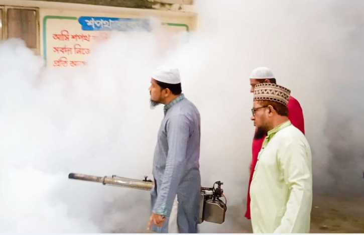 নাসিকের ১৫ ও ১৮ নম্বর ওয়ার্ডে মহানগরী জামায়াতের মশা নিধন কর্মসূচি