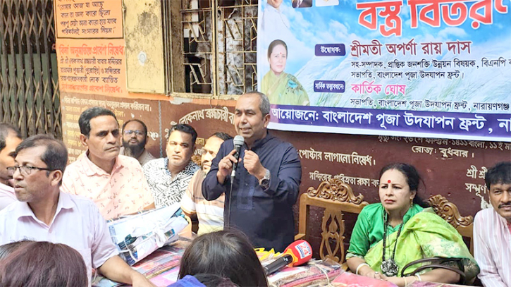 হিন্দু সম্প্রদায়ের অধিকার রক্ষায় বিএনপি সবসময় পাশে থাকবে : সজল