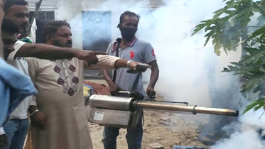 ডেঙ্গু প্রতিরোধে সদর উপজেলার সকল ইউনিয়নে মশক নিধন অভিযান