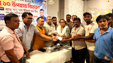 সেরা ১০ পূজামণ্ডপকে মোস্তাফিজুর রহমান ফাউন্ডেশনের উপহার