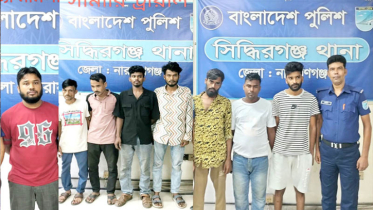সিদ্ধিরগঞ্জে হত্যা মামলার আসামিসহ গ্রেপ্তার ৮