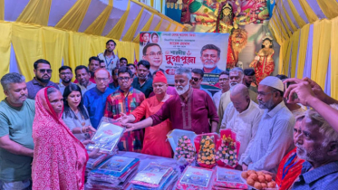 খোরশেদের পৃষ্ঠপোষকতায় চর্মকার সম্প্রদায়ের দূর্গা উৎসব