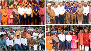পূজামণ্ডপ ও ৫ নম্বর ঘাট বিসর্জনস্থল পরিদর্শনে ঢাকা বিভাগীয় কমিশনার