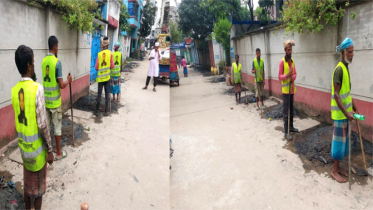 ১নং ওয়ার্ডে যুবদল নেতা শহিদুল ইসলামের উদ্যোগে পরিচ্ছন্ন অভিযান
