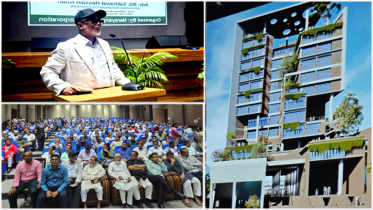 ১২০ কোটি ব্যয়ে ১১ তলা নতুন জিয়া হলের স্থাপত্য নকশা উপস্থাপন