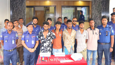 বন্দরে স্বর্ণের দোকানে ডাকাতি : লুন্ঠিত মালামাল উদ্ধারসহ গ্রেপ্তার ৫