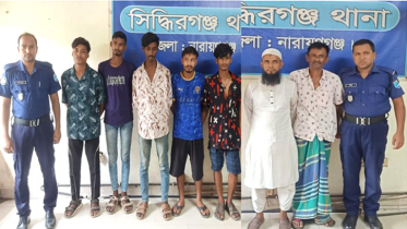 সিদ্ধিরগঞ্জে বিশেষ অভিযানে গ্রেপ্তার ৯, ইয়াবা উদ্ধার
