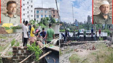 সিদ্ধিরগঞ্জে দেওয়াল ভাঙচুর করে জমি দখলের অভিযোগ