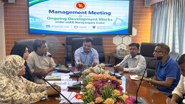 সদর উপজেলায় উন্নয়ন বাস্তবায়নে এলজিইডি ম্যানেজমেন্ট সভা সম্পন্ন