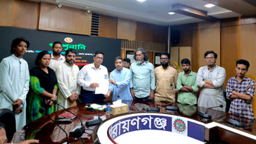 অতিরিক্ত বাস ভাড়া প্রত্যাহারের দাবিতে গণসংহতি আন্দোলনের স্মারকলিপি