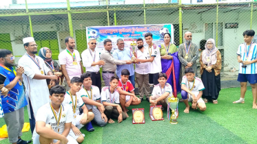 আন্তঃক্লাস ফুটবল টুর্নামেন্টের ফাইনালে দশম শ্রেণি চ্যাম্পিয়ন